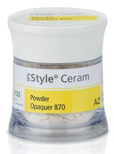 Масса керамическая IPS Style Ceram Powder Opacer 870 (80 г) Ivoclar в Челябинской области от компании Компания "Дентал Си"