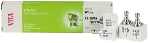 Блоки VITA YZ HT White для CEREC/inLab, YZ-20/19 (4 шт) в Челябинской области от компании Компания "Дентал Си"