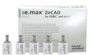 Блоки IPS e. max ZirCAD for CEREC/inLab LT / C17 (5 шт) Ivoclar в Челябинской области от компании Компания "Дентал Си"