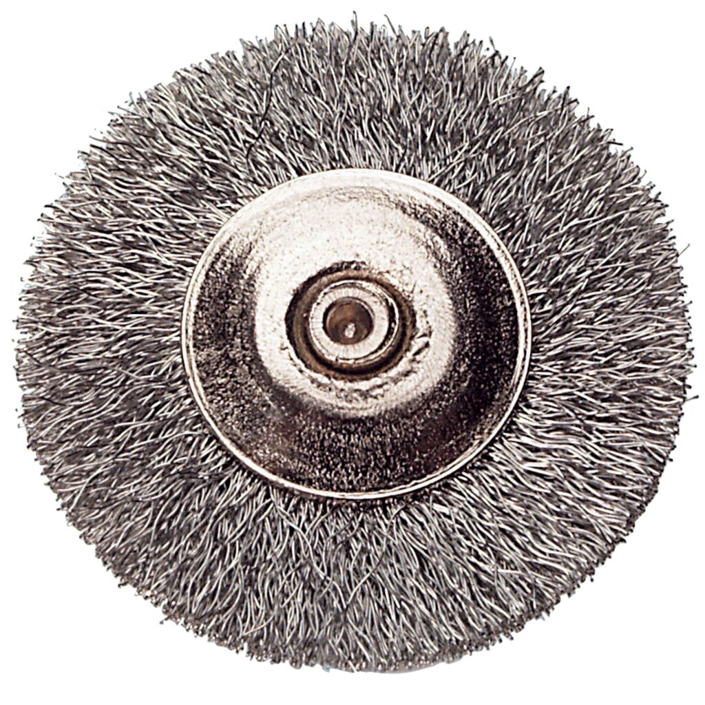 Щетка из серебристой проволоки Ø19 мм, смонтированная (12 шт) Renfert 1660000 от компании Компания "Дентал Си" - фото 1