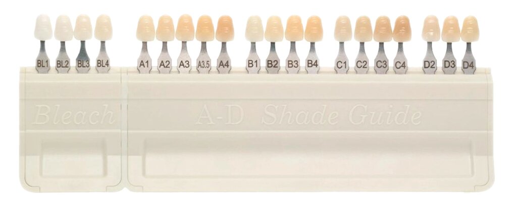 Шкала цветовая A-D + Bleach (16+4 цвета) Ivoclar 628587 от компании Компания "Дентал Си" - фото 1