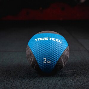 Медбол для кроссфита резиновый Yousteel 2кг