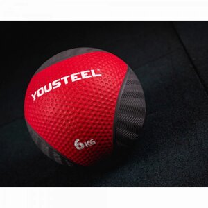 Медбол для кроссфита резиновый Yousteel 6кг