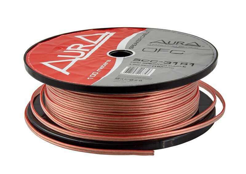 Акустический кабель Aura SCC-3151 (100м бухта) от компании Интернет-магазин "1000 рамок" - фото 1