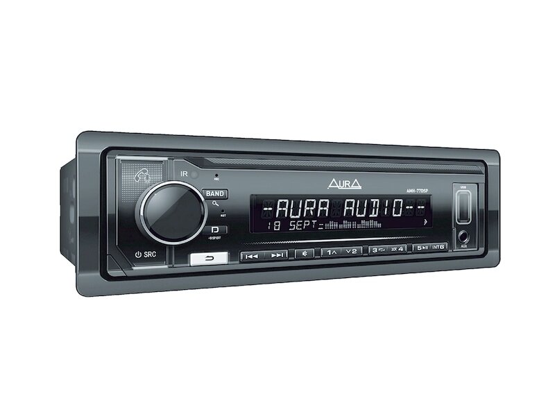 Автомагнитола Aura AMH-77DSP USB Black Edition , мультицвет от компании Интернет-магазин "1000 рамок" - фото 1