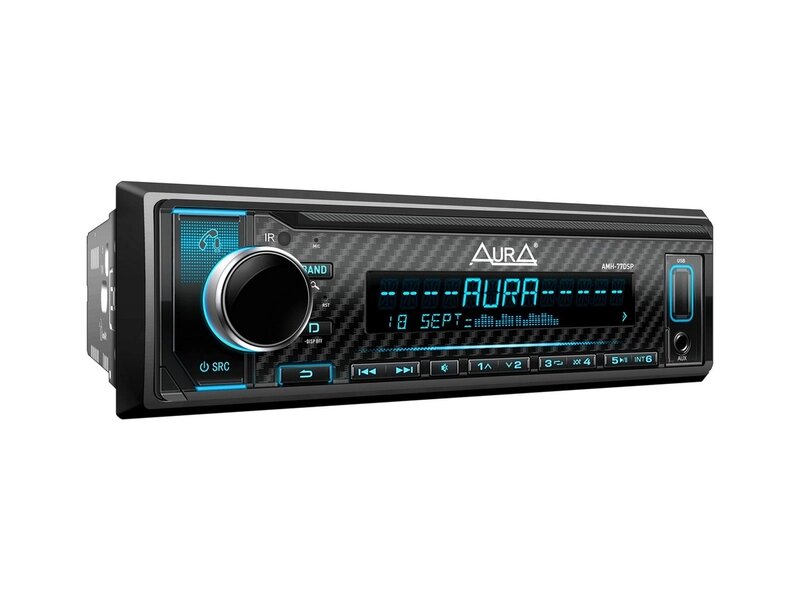 Автомагнитола Aura AMH-77DSP USB, мультицвет от компании Интернет-магазин "1000 рамок" - фото 1