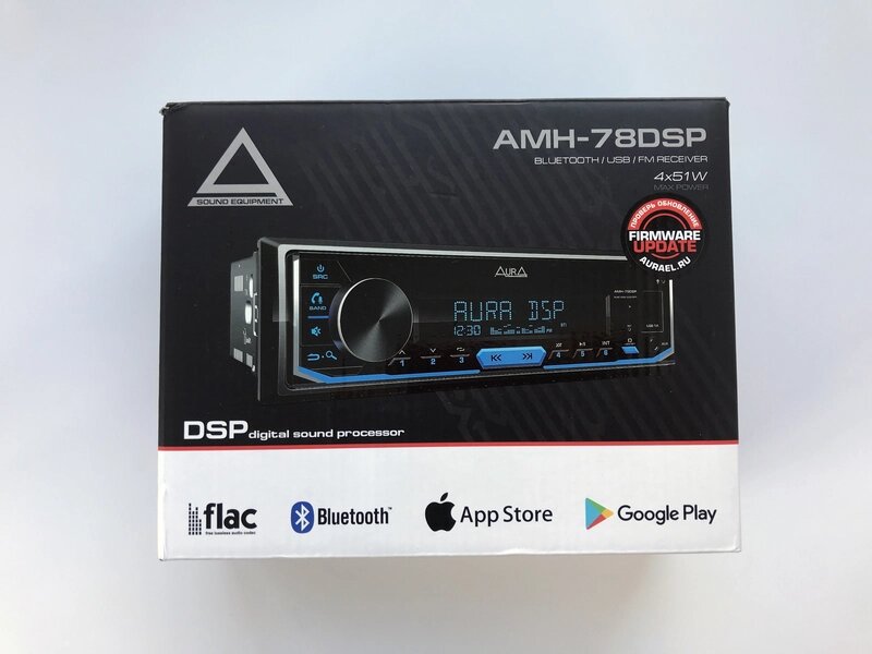 Автомагнитола Aura AMH-78DSP USB, мультицвет (уцененный товар) от компании Интернет-магазин "1000 рамок" - фото 1