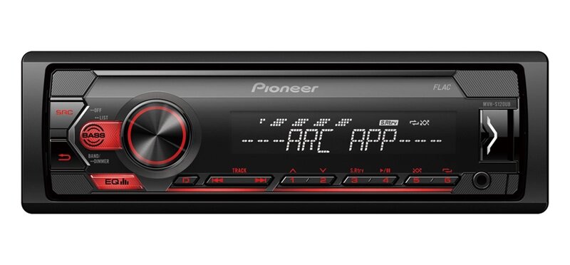 Автомагнитола Pioneer MVH-S120UB Flash от компании Интернет-магазин "1000 рамок" - фото 1