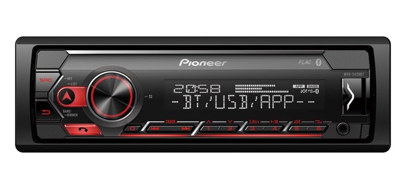 Автомагнитола Pioneer MVH-S420BT Flash от компании Интернет-магазин "1000 рамок" - фото 1