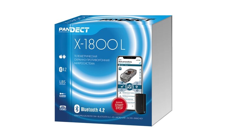 Автосигнализация Pandect X-1800 L v2 от компании Интернет-магазин "1000 рамок" - фото 1