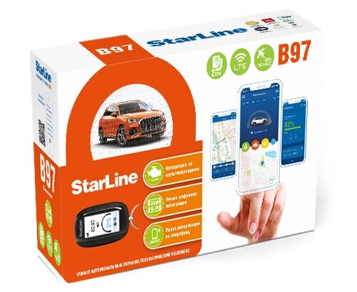 Автосигнализация StarLine B97 2Sim LTE-GPS от компании Интернет-магазин "1000 рамок" - фото 1