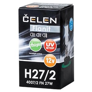 Галогенная лампа CELEN H27/2 4007/2 FN 12V 27W Halogen Fianit (прозрачная) + 35% Long life, UV-stop от компании Интернет-магазин "1000 рамок" - фото 1