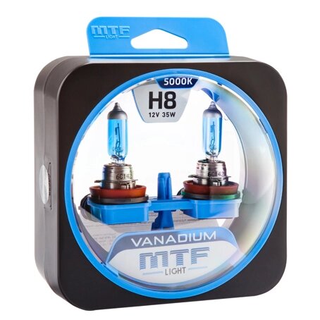 Галогенная лампа MTF Light серия VANADIUM H8 (HVN1208) от компании Интернет-магазин "1000 рамок" - фото 1