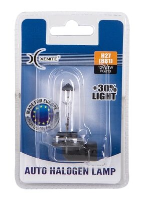Галогенная лампа Xenite 881/H27 (PGJ13) Яркость +30% от компании Интернет-магазин "1000 рамок" - фото 1