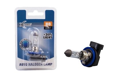 Галогенная лампа Xenite H8 (PGJ19-1) Яркость +30% от компании Интернет-магазин "1000 рамок" - фото 1