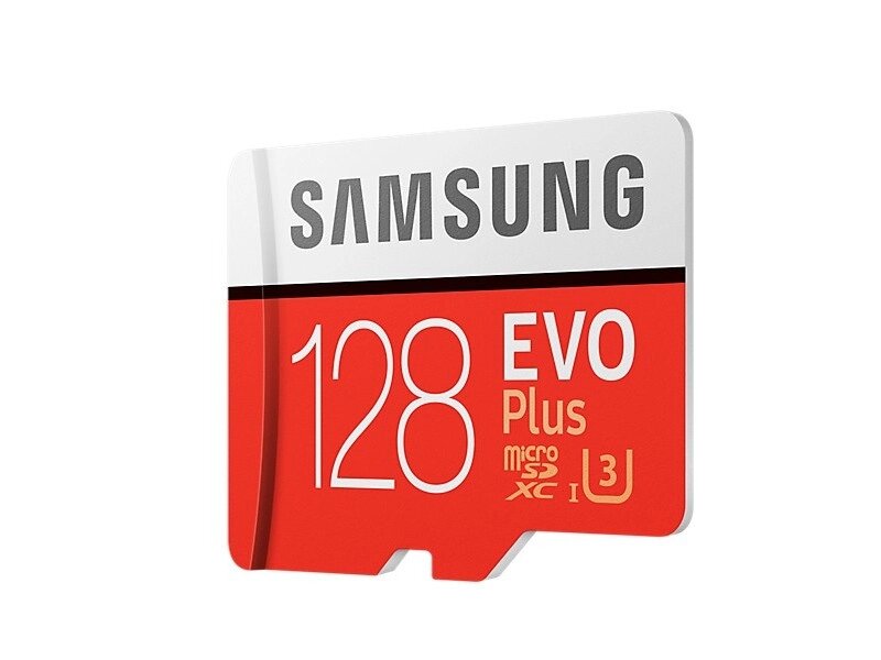 Карта памяти Samsung MicroSDXC 128 Gb EVO Plus 100Mb/s от компании Интернет-магазин "1000 рамок" - фото 1