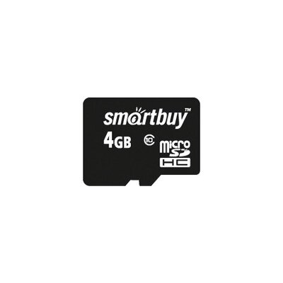 Карта памяти SmartBuy MicroSDHC 4 Gb class 10 от компании Интернет-магазин "1000 рамок" - фото 1