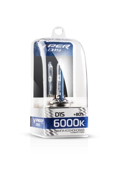 Ксеноновая лампа Viper D1S 6000K (+80%) от компании Интернет-магазин "1000 рамок" - фото 1