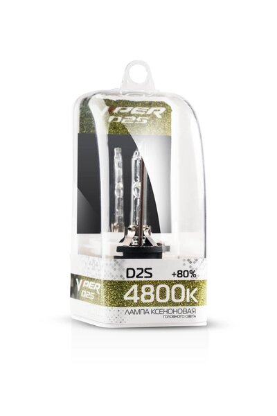 Ксеноновая лампа Viper D2S 4800K (+80%) от компании Интернет-магазин "1000 рамок" - фото 1