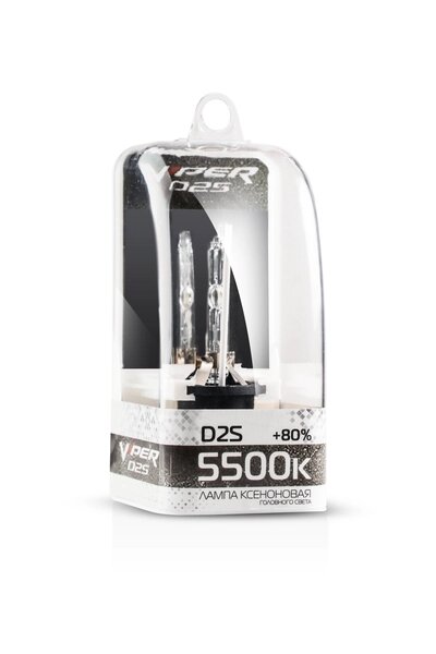 Ксеноновая лампа Viper D2S 5500K (+80%) от компании Интернет-магазин "1000 рамок" - фото 1