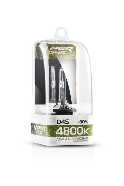 Ксеноновая лампа Viper D4S 6000K (+80%) от компании Интернет-магазин "1000 рамок" - фото 1