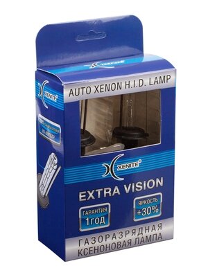 Ксеноновая лампа Xenite H27 / 88S (4300K) EXTRA VISION +30% (комплект 2шт) от компании Интернет-магазин "1000 рамок" - фото 1