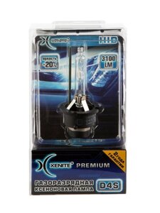 Ксеноновая лампа Xenite Premium D4S (4300K) (Яркость +20%
