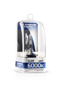 Ксеноновая лампа Viper D2R 6000K (+80%)