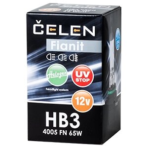 Галогенная лампа CELEN HB3 4005 FN 12V 65W Halogen Fianit (прозрачная) + 35% Long life, UV-stop