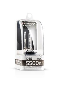 Ксеноновая лампа Viper D3S 5500K (+80%)