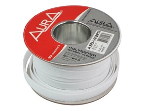 Кабельная оплётка Aura ASB-W920 полиэстер 9-20мм, белый, 30 м