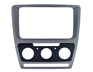 Рамка переходная Skoda Octavia 04+ для Intro CHR-8676 Silver (Мех. Печь)