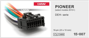 Разъём для магнитолы CARAV 15-007 для ГУ Pioneer DEH-series 2010+, 23x10mm
