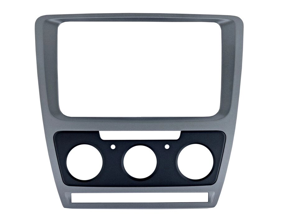 Рамка переходная Skoda Octavia 04+ для Intro CHR-8676 Silver (Мех. Печь) от компании Интернет-магазин "1000 рамок" - фото 1