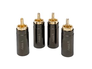 RCA разъем Aura RCA-P618, 6 мм вход, 4 шт.