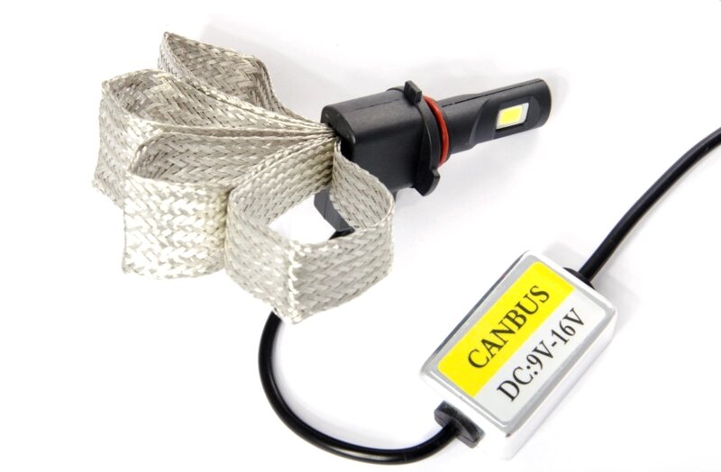 Светодиодная лампа головного света C3 HB3 (гибкий кулер) от компании Интернет-магазин "1000 рамок" - фото 1