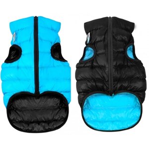 AiryVest куртка двухсторонняя для собак, цвет черно-голубой. M40