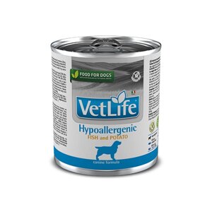 Farmina Vet Life Dog Hypoallergenic Fish & Potato, паштет ж/б, 300 гр.