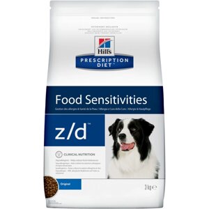 Hills Prescription Diet Z/D FOOD SENSITIVITIES для здоровья кожи и ри пищевой аллергии
