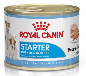 Royal Canin Starter Mousse для щенков до 2-х месяцев, беременных и кормящих сук
