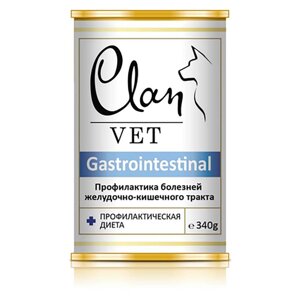 Clan Vet Gastrointestinal диетический влажный корм для собак для профилактики болезней ЖКТ