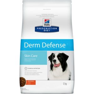 Hills Prescription Diet DERM DEFENSE SKIN CARE сухой корм для собак при дерматитах и при потери шерсти, с курицей