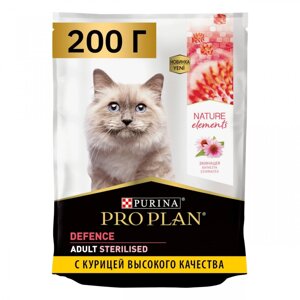 PURINA PROPLAN NATURE ELEMENTS для стерилизованных кошек и кастрированных котов, с курицей 7