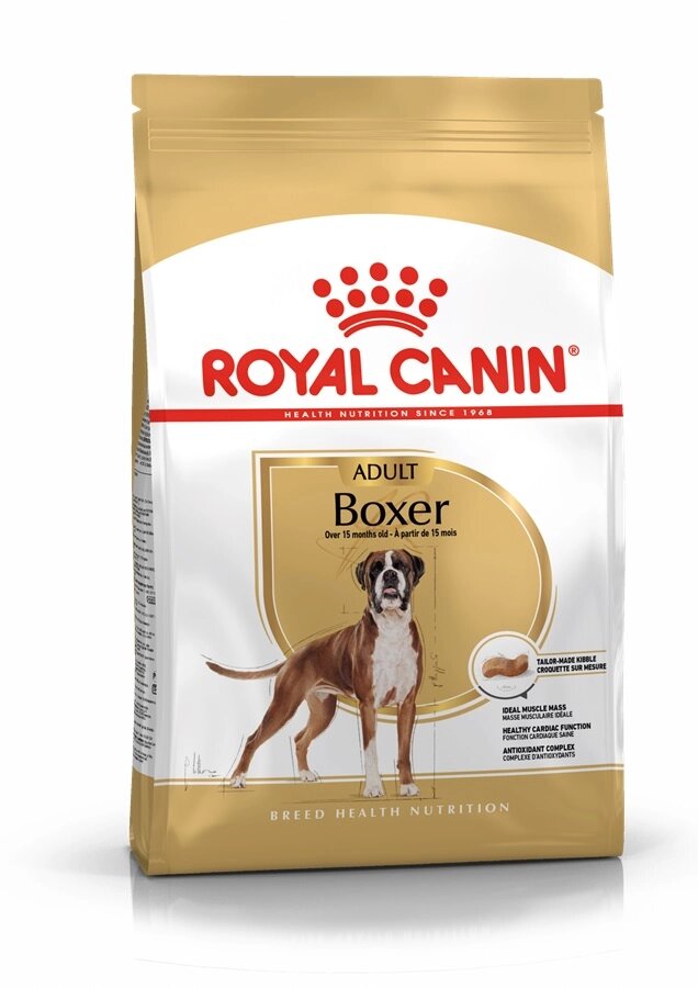 Royal Canin Boxer Adult для взрослых собак породы Боксер. от компании Интернет магазин компании ДАЙМОН - ЗООМАРКЕТ - фото 1