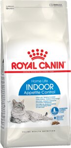 Royal Canin Indoor Appetite Control для кошек постоянно проживающих в помещении, склонных к перееданию. 400 гр.