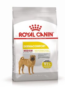 Royal Canin Medium Dermacomfort сухой корм для собак средних пород склонных к раздражениям и зуду. 3 кг.