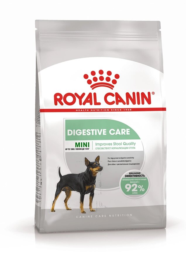 Royal Canin Mini Digestive Care сухой корм для собак мелких пород с чувствительным пищеварением. 3 кг. от компании Интернет магазин компании ДАЙМОН - ЗООМАРКЕТ - фото 1