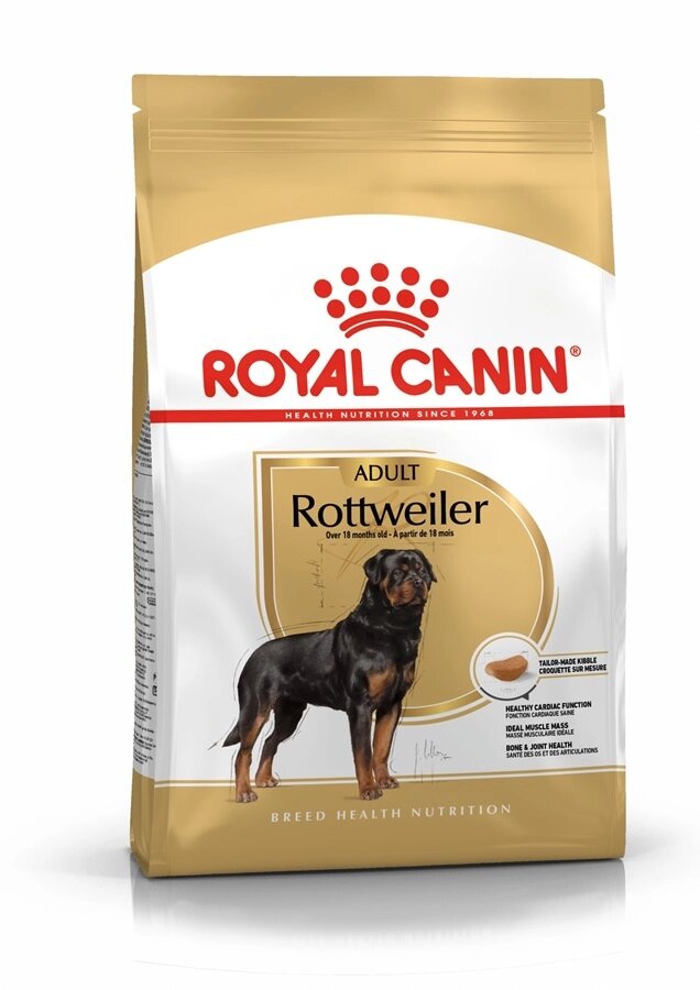 Royal Canin Rottweiler Adult для взрослых собак породы Ротвейлер. от компании Интернет магазин компании ДАЙМОН - ЗООМАРКЕТ - фото 1