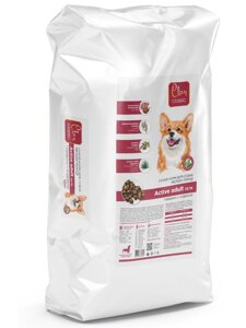 Сухой корм CLAN CLASSIC ACTIVE 25/16 для взрослых собак мелких пород, говядина и индейка. 10 кг.