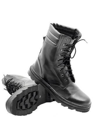 Ботинки с мехом, «СОТ-4» цвет – черный от компании ООО "Металл-кровати" - фото 1